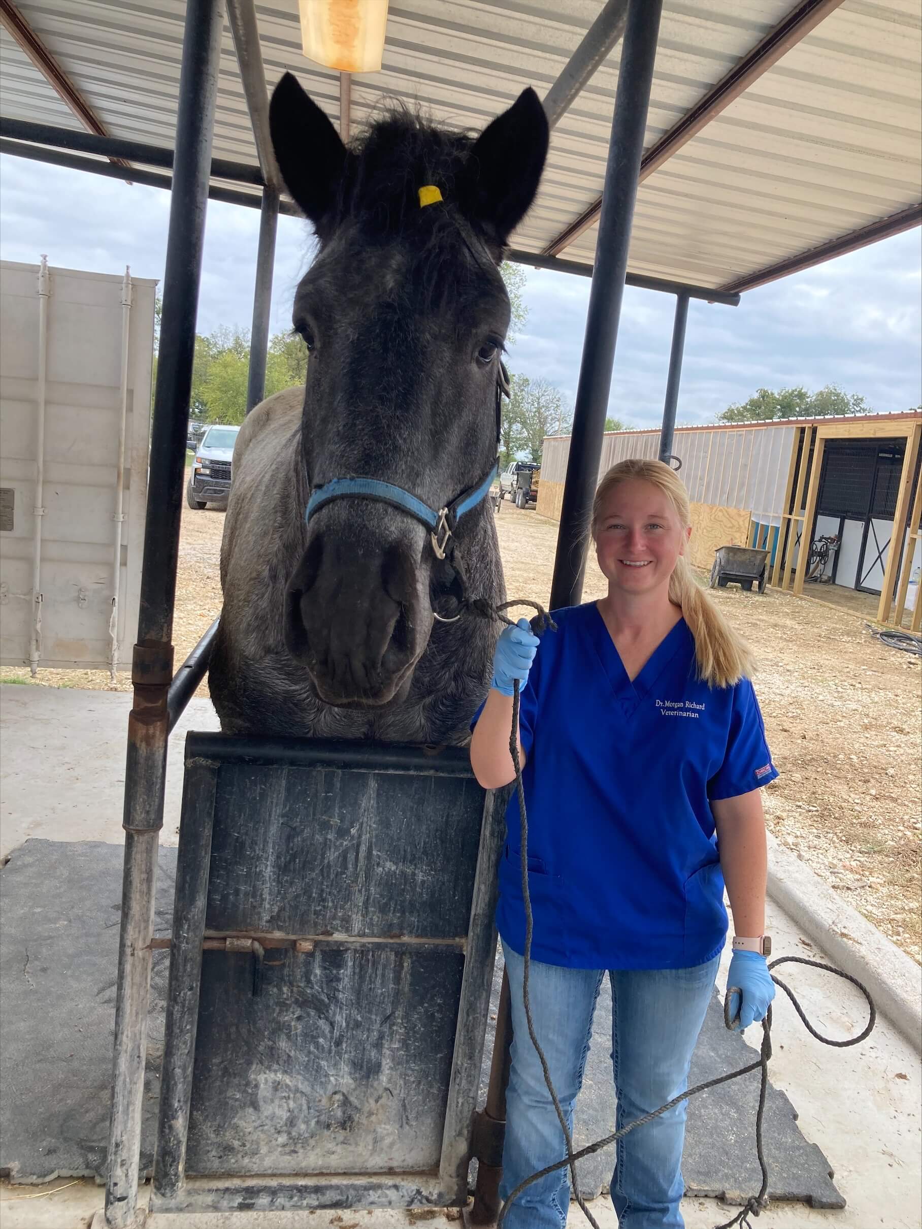 Morgan Richard Photo Portrait of Morgan Richard with a horse