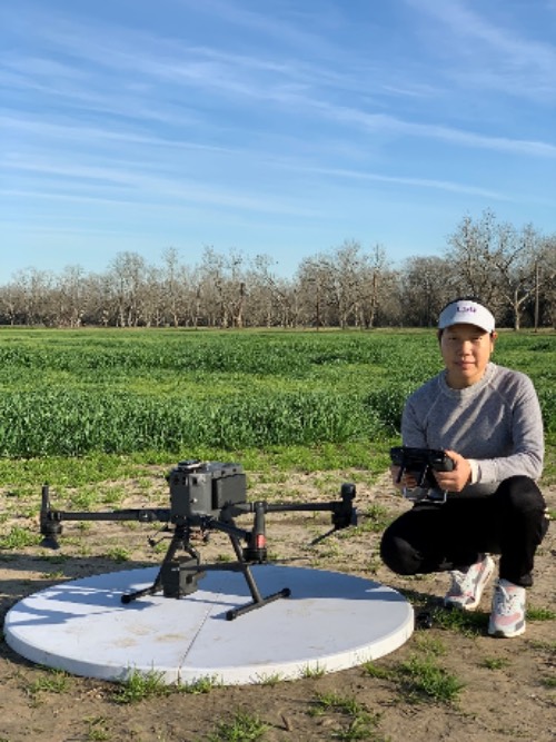 Xuelian “Shelley“ Meng in the field Xuelian “Shelley“ Meng