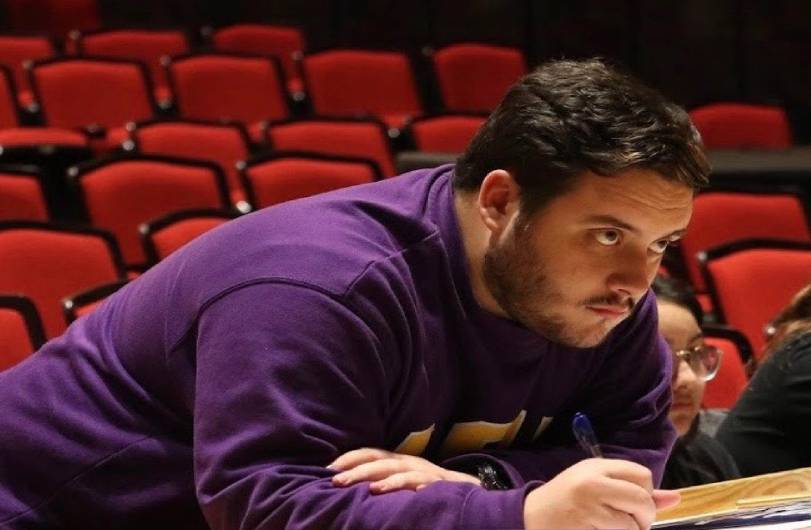 Arts Admin Image of students working in a theatre
