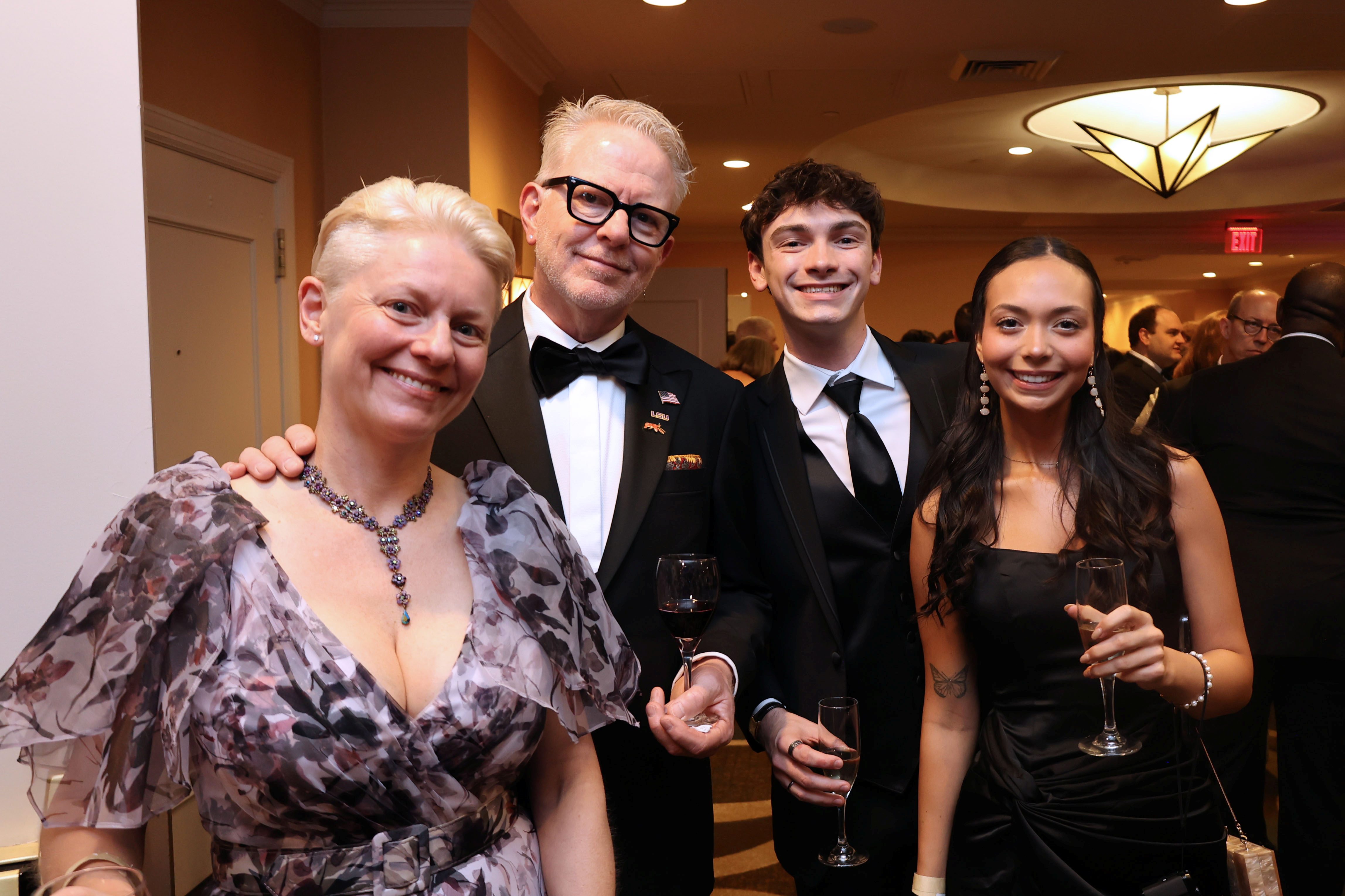 Golden and co. at LSU gala