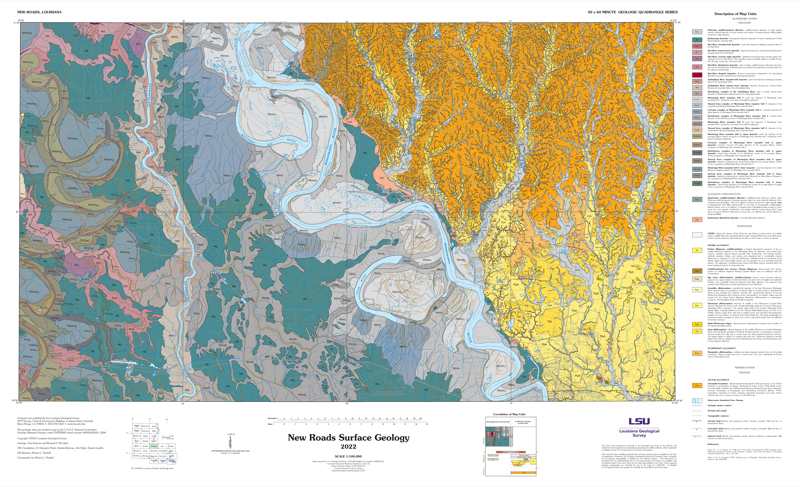 New Roads Surface Geology